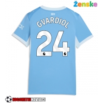 Ženske Nogometnih dresov Manchester City Josko Gvardiol #24 Domači 2026-27 Kratki rokavi